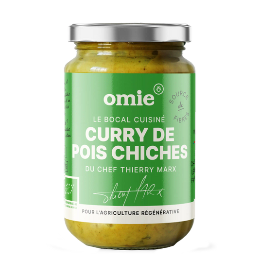 Curry de pois chiches bio (pois chiches, légumes français) - 1
